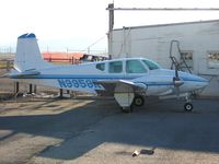 N9958R @ KROA - In for some maintenance.  It appears to be missing the right aileron. - by Peter Steinmaker