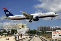 N918UW @ SXM - visitor
