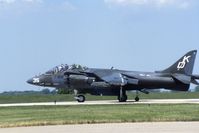 162950 @ ARR - AV-8B in position runway 27 - by Glenn E. Chatfield