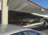 N814RC @ SZP - 1966 Piper PA-30 TWIN COMANCHE, two Lycoming IO-320 turbocharged, annual maintenance. difficult photo access - by Doug Robertson