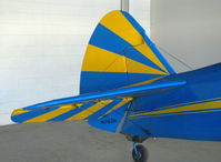 N1193N @ SZP - 1941 Boeing Stearman E75, P&W R-985 upgrade from original Lycoming R-680-17, tail data - by Doug Robertson