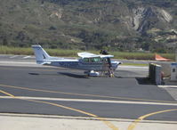 N5266R @ SZP - 1974 Cessna 172M, Lycoming O-320-E2D 150 Hp, refueling - by Doug Robertson