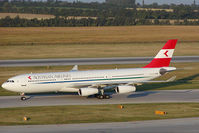 OE-LAG @ VIE - Austrian Airlines Airbus 340-200