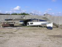 G-BRNZ @ EGCL - Cherokee Six after mishap at Fenland