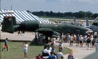 77-0195 @ OSH - A-10A seeN from the cockpit of a DC3 at the EAA fly in - by Glenn E. Chatfield