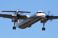 N410QX @ LAX - Horizon Air N410QX (FLT QXE469) from Charles M Schulz Sonoma Co (KSTS) on short-final to RWY 24R. - by Dean Heald