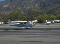 N52710 @ SZP - 2002 Cessna 172S SKYHAWK SP, Lycoming IO-360-L2A 180 Hp, landing roll Rwy 22 - by Doug Robertson