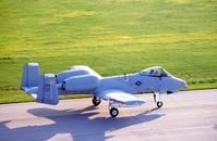 80-0246 @ CID - A-10A taxiing by the control tower