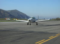 N91689 @ SZP - 1946 North American NAVION, Continental E-225, taxi after landing Rwy 22 - by Doug Robertson