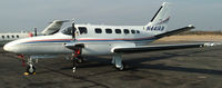 N441AB @ DAN - 1981 Cessna 441  in Danville Va. - by Richard T Davis
