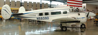 N5609D @ HBI - 1957 Beech E18S at North Carolina Aviation Museum in Asheboro N.C. - by Richard T Davis