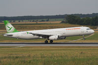 TC-FBG @ LOWW - Freebird milliseconds before touchdown.