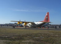 57-0497 @ NTD - LOCKHEED DC-130A HERCULES Target Drone Carrier, four Allison T56 turboprops, reversible-pitch props. Modified from USAF C-130A. Four underwing pickup points. - by Doug Robertson