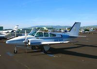 N831D @ DVO - Rocken Air 1966 Beech 95-C55 @ Gnoss Field (Novato), CA - by Steve Nation