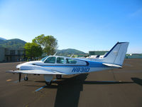 N831D @ DVO - Rocken Air 1966 Beech 95-C55 @ Gnoss Field (Novato), CA - by Steve Nation