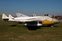 5C-YC @ GRZ - ex Austrian Air Force De Havilland DH 115 Vampire - by Yakfreak - VAP
