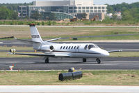 N336QS @ PDK - Execjet 336 taxing to Runway 2R - by Michael Martin