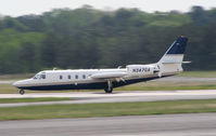 N347GA @ PDK - Landing Runway 2R - by Michael Martin