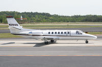 N391QS @ PDK - Execjet 391 taxing to Runway 2R - by Michael Martin
