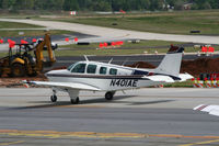 N401AE @ PDK - Taxing past on going construction - by Michael Martin