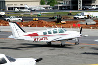 N7347R @ PDK - Tied down @ Epps Air Service - by Michael Martin