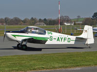 G-AYFD @ EGBO - Druine D62B Condor