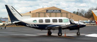 N151LL @ WST - Navajo getting ready to go. - by Stephen Amiaga