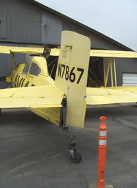 N7867 @ SZP - Grumman-Schweizer G-164A AG-CAT, Pratt & Whitney R-1340 600 Hp, reregistered as N7867 from XB-IJT, tail & tailgear - by Doug Robertson