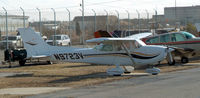 N9723V @ ISP - c172 on the A&P Ramp - by Stephen Amiaga