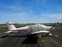 N95365 @ O69 - 1969 Piper PA-28-140 with cockpit covered @ Petaluma, CA - by Steve Nation