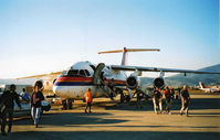 I-FLRE @ FLR - Meridiana BA146 - Florence 2000 - by David Burrell