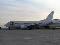 N233BC @ LFMP - Boeing 737-53A, MSN 24788, former reg F-GHXM on ramp at Perpignan, France