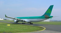 EI-ORD @ EINN - A330 taxi out at Shannon - by John J. Boling