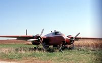 N5548N - Sitting derelict at Lambert Field, near Plainfield, IL - by Glenn E. Chatfield