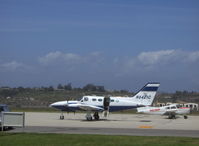 N6421C @ CMA - 1981 Cessna 421C GOLDEN EAGLE III, two Continental GTSIO-520-N 375 Hp each geared and turbocharged, McCauley three-blade fully-feathering constant speed props, air stair door. Std fuel 213 gal. 206 gal. usable, optional 262 gals. - by Doug Robertson