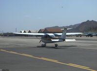 N4667L @ SZP - 1966 Cessna 172G, Continental O-300 145 Hp, taxi - by Doug Robertson