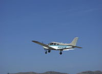 N9285M @ SZP - 1985 Piper PA-28-161 WARRIOR II, Lycoming O-320-D3G 160 Hp, takeoff climb Rwy 22 - by Doug Robertson