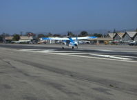 N57404 @ SZP - 1973 Bellanca 7ECA CITABRIA, Lycoming O-235 115 Hp, landing Rwy 22 - by Doug Robertson
