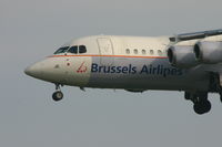OO-DJE @ BRU - new brussels airlines front markings