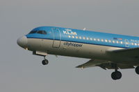 PH-KZI @ BRU - arrival of flight KL1723