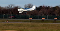 N1895A @ FRG - Passing the PAPI on RWY 32 - by Stephen Amiaga