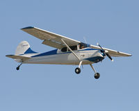N8249A @ KSAC - Cessna 170 landing at Sacramento Executive - by Jim DeWitt