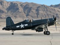 N106FG @ KLSV - Provenance Fighter Sales Inc. - Las Vegas, Nevada / 1945 Goodyear FG-1D Corsair - Aviation Nation - 2006 - by Brad Campbell