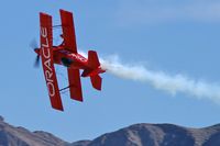 N260SP @ KLSV - Pitts S2B LLC - Salinas, California / 1981 Oliver Steven R PITTS S-2S / Sean Tucker behind the stick. - Aviation Nation 2006. - by Brad Campbell