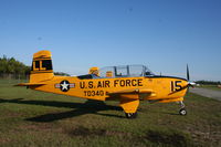 N53JA @ KEVB - Beech T-34A