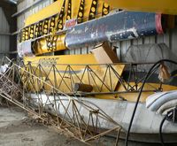 N91895 @ MD1 - What may now look like a pile of aeronautical trash will one day re-emerge as a 1955 Schweizer glider! - by Daniel L. Berek