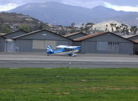 N5035N @ SZP - 1978 Bellanca 8KCAB DECATHLON, Lycoming AEIO-320 150 Hp, taxi to Rwy 22 - by Doug Robertson