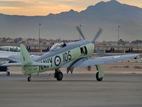 N260X @ KLSV - Getchell Aircraft - San Jose, California / 1951 Hawker Mk II Sea Fury - Aviation Nation 2006 - by Brad Campbell