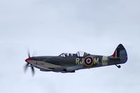 N308WK @ KLSV - William S. Greenwood - Aspen, Colorado / 1944 Vickers Spitfire Mark IX - Aviation Nation 2006. - by Brad Campbell