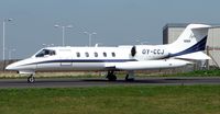 OY-CCJ @ EGGW - Learjet 35A - by Terry Fletcher